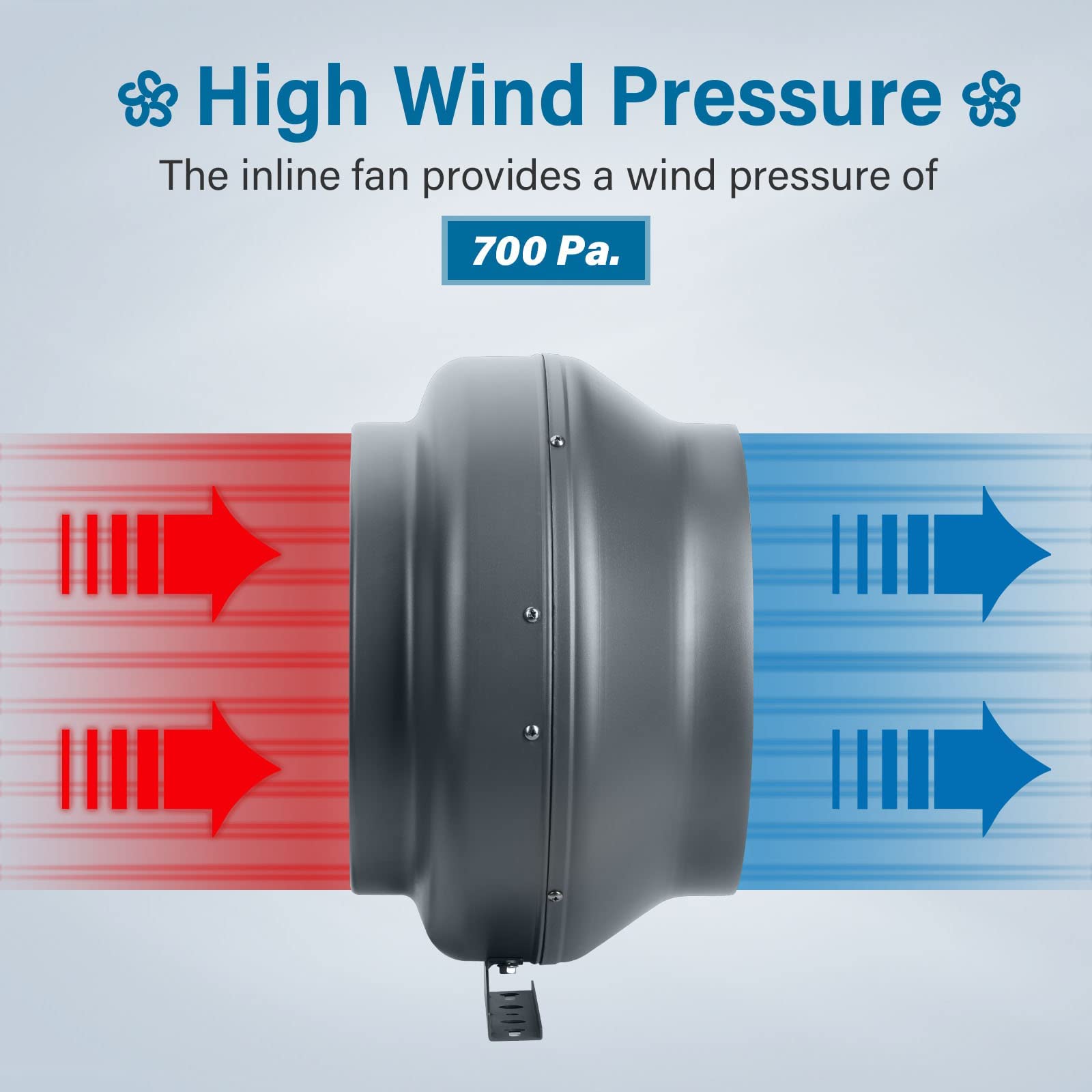 Amazon.co.jp: iPower 10インチ ダクトインラインファン